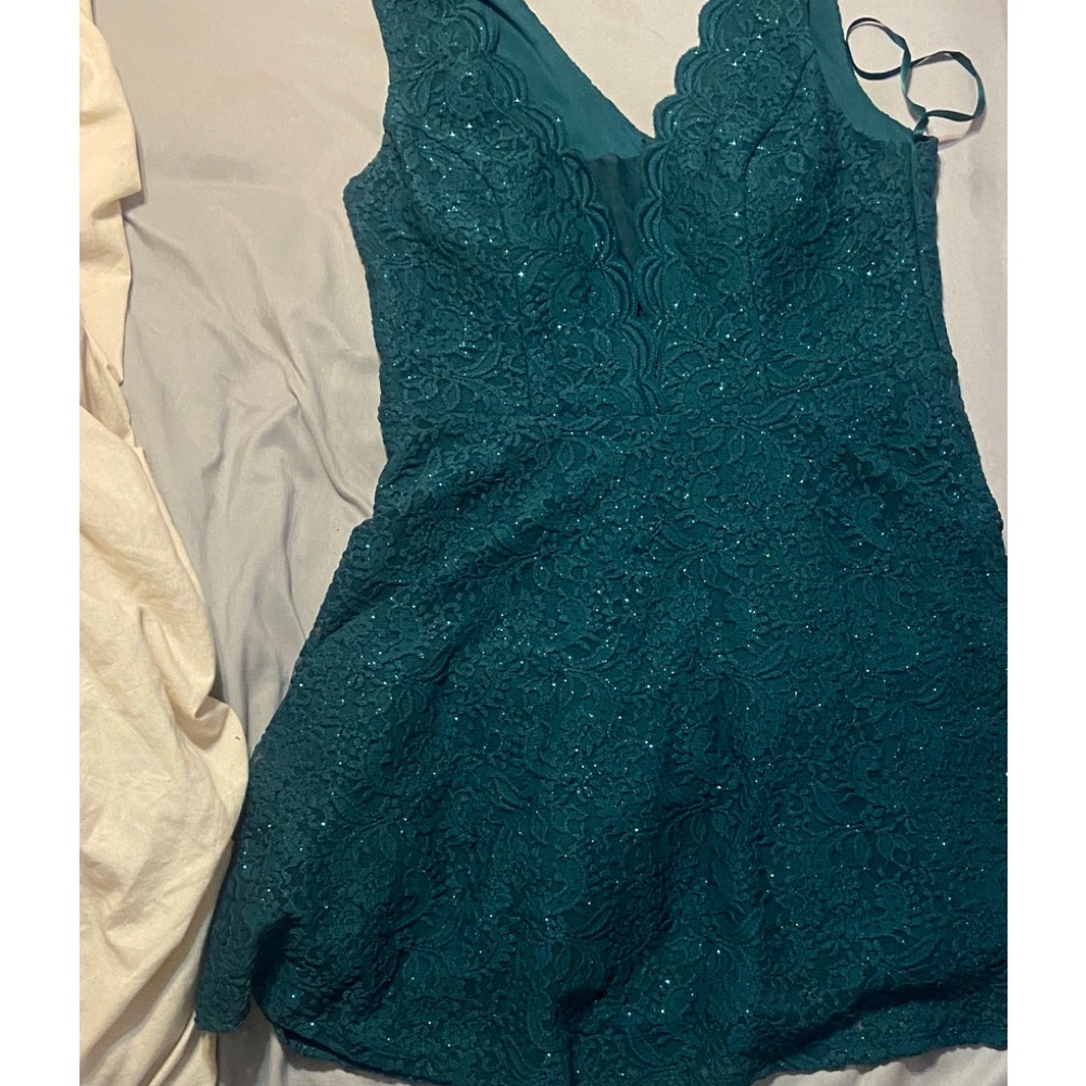 City Studio Teal Dress